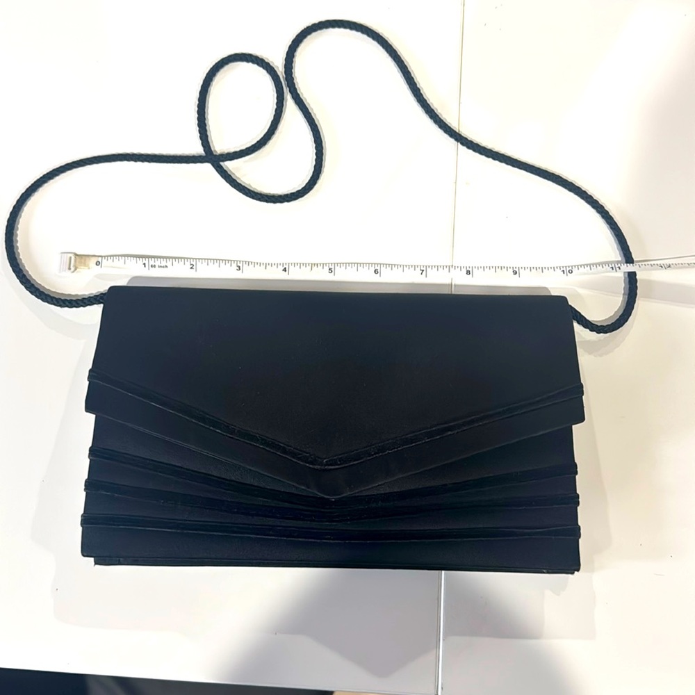 Simple black clutch STAR brand